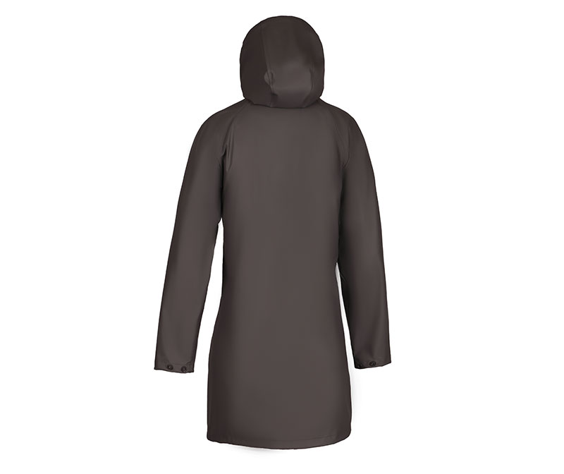 Dark Green Women's PU Rain Coat