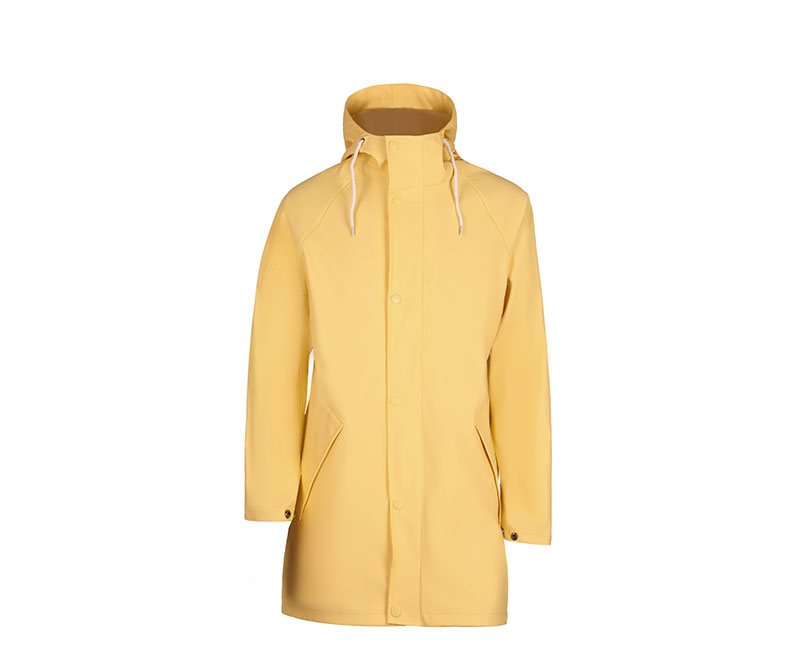 Light Yellow Men's Raincoat