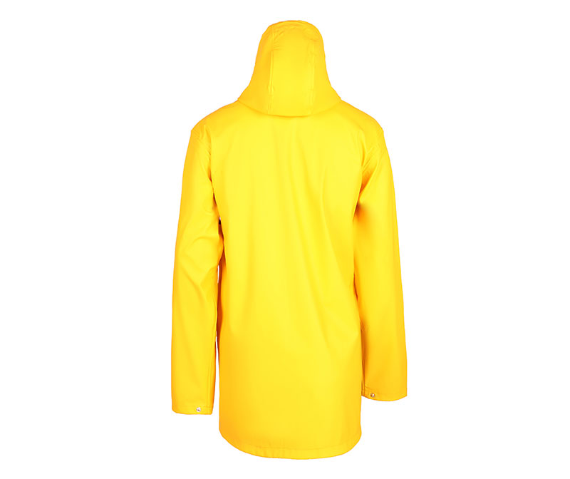 Yellow Raincoat with Weatherstrip