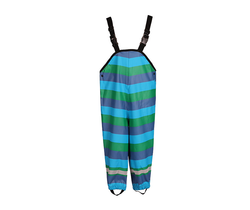 Chilren's PU Rain Suit with Strip