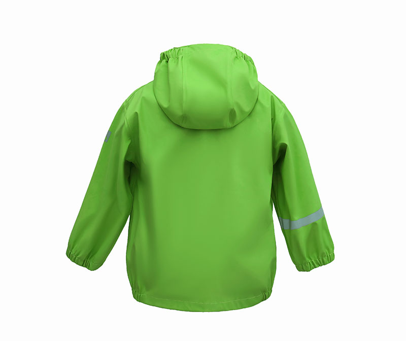 Kids Green Rain Jacket