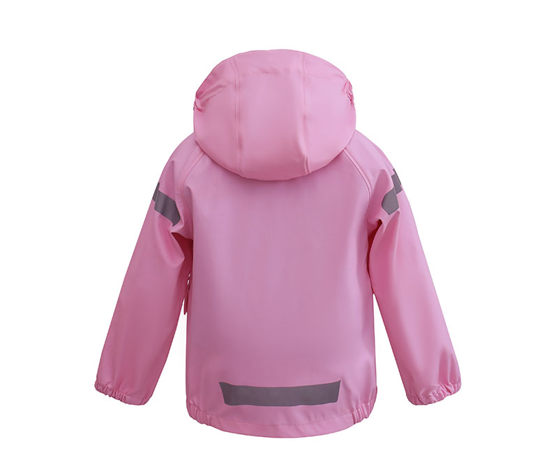 Pink Children's Jacket with Pocket
