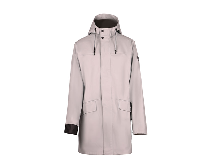 Grey and Navy Man's Raincoat