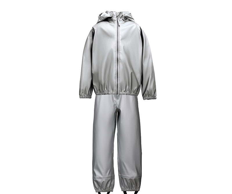 Sliver PU Rainsuit Kids