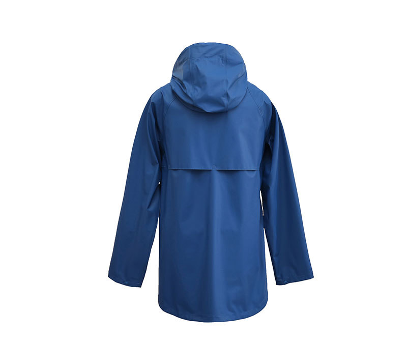 Blue Women's Raincoat with Breathable Design