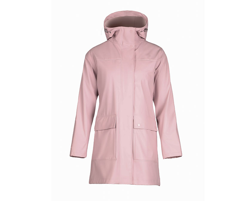 Light Pink Women's Raincoat